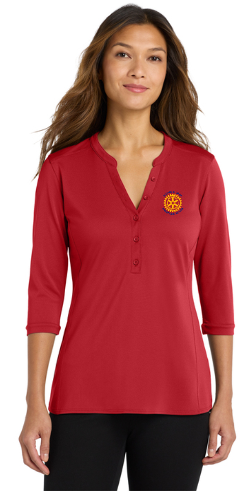 Ladies 3/4 Sleeve Polo