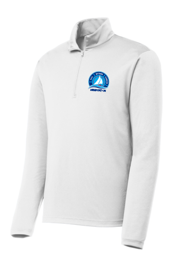 Unisex Long Sleeve 1/4 Zip T-shirt - Newport