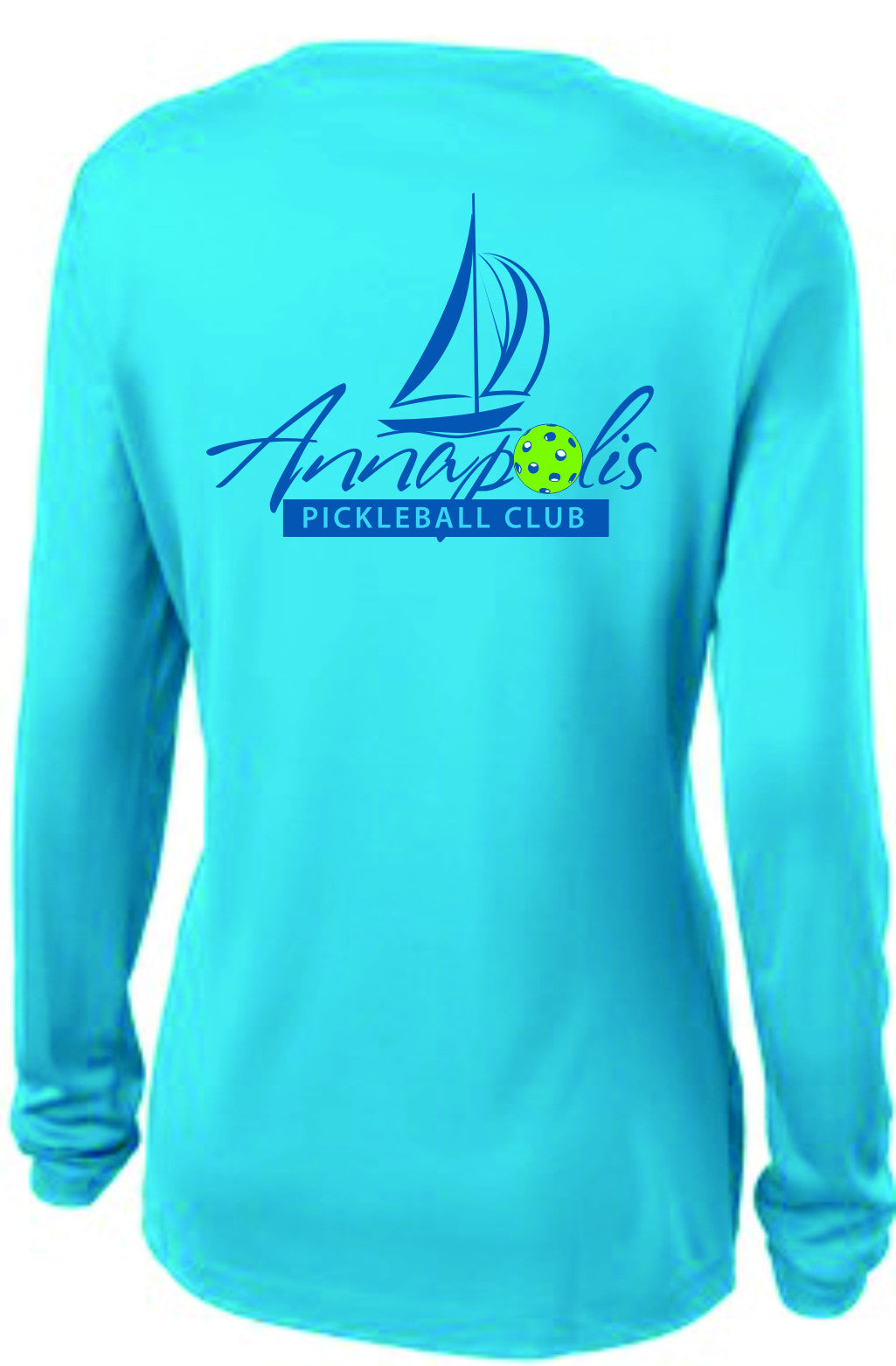 Ladies Long Sleeve Wicking Tshirt W/ APB logo