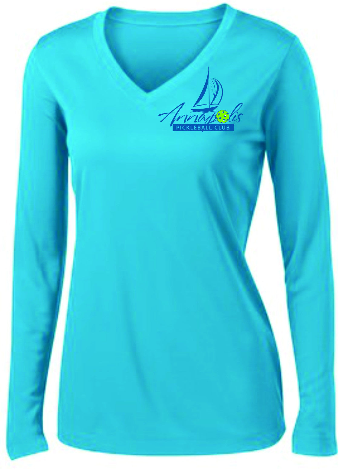 Ladies Long Sleeve Wicking Tshirt W/ APB logo