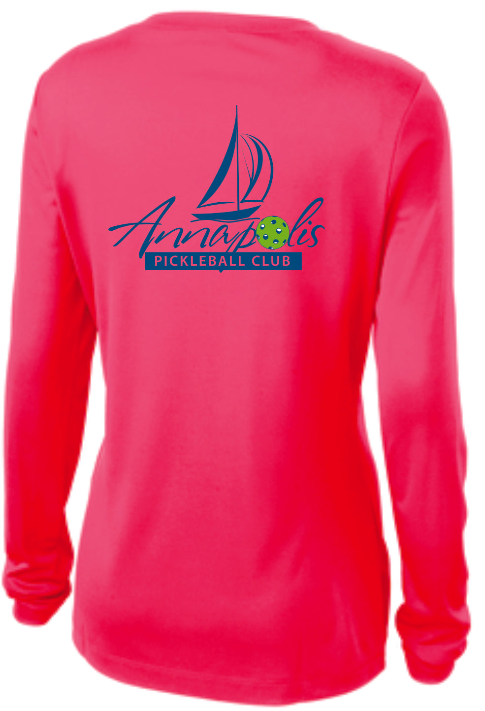 Ladies Long Sleeve Wicking Tshirt W/ APB logo