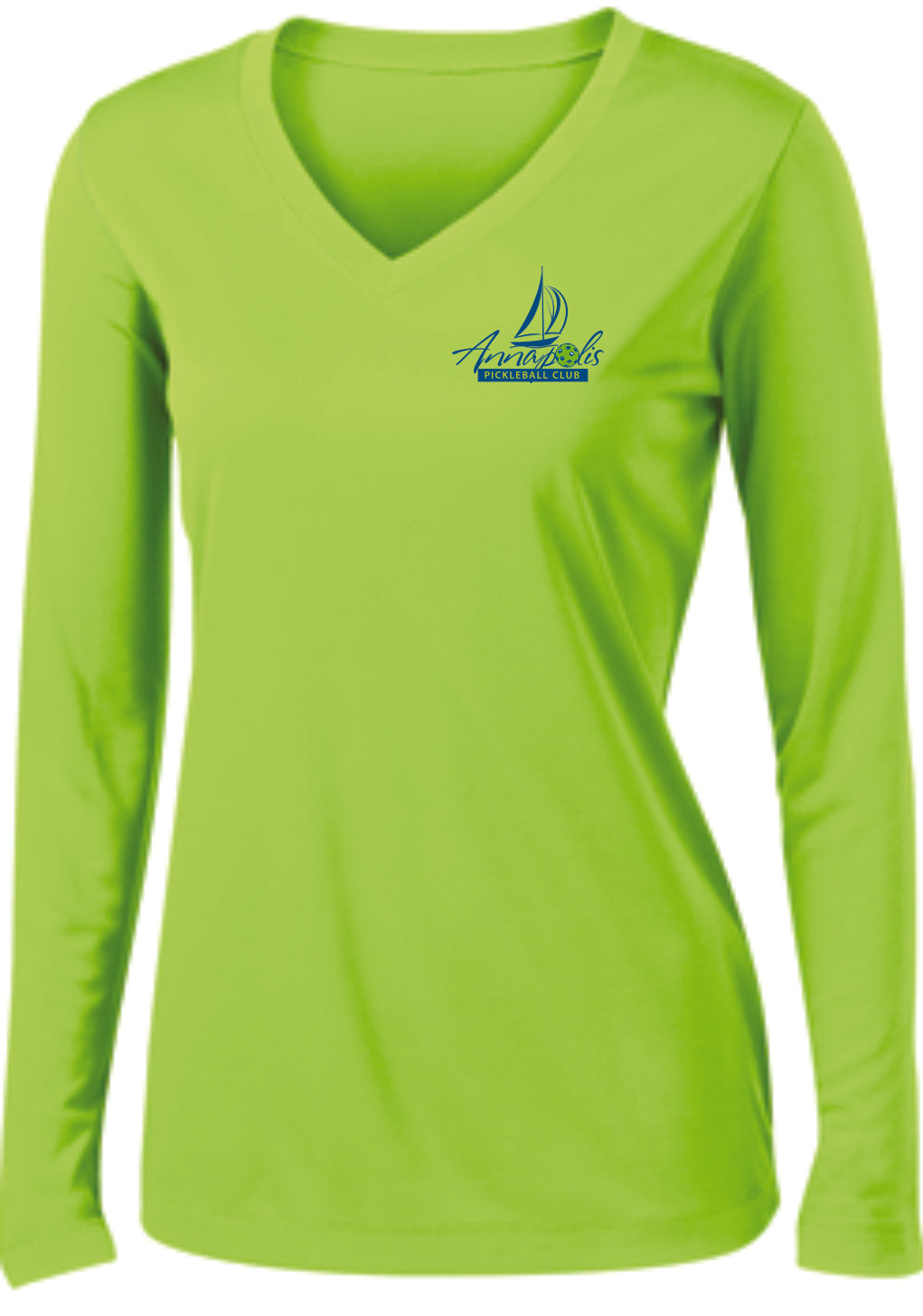 Ladies Long Sleeve Wicking Tshirt W/ APB logo