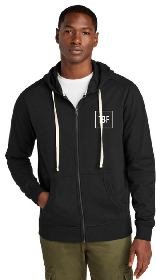 18F District Refleece Zip Hoodie