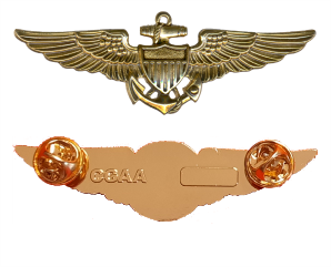 Wing breast badge