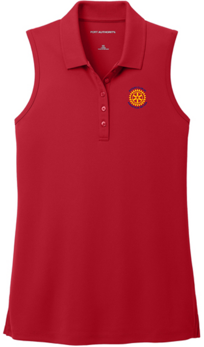 Ladies Sleeveless Polo