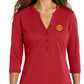 Ladies 3/4 Sleeve Polo