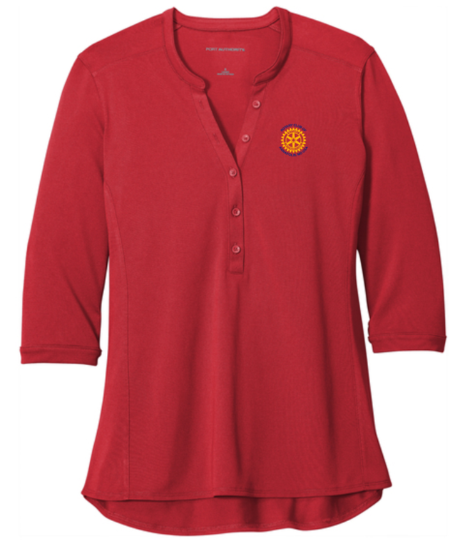 Ladies 3/4 Sleeve Polo