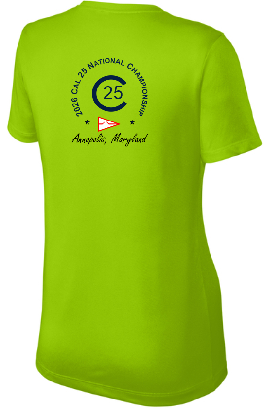 Ladies Short Sleeve wicking tshirt