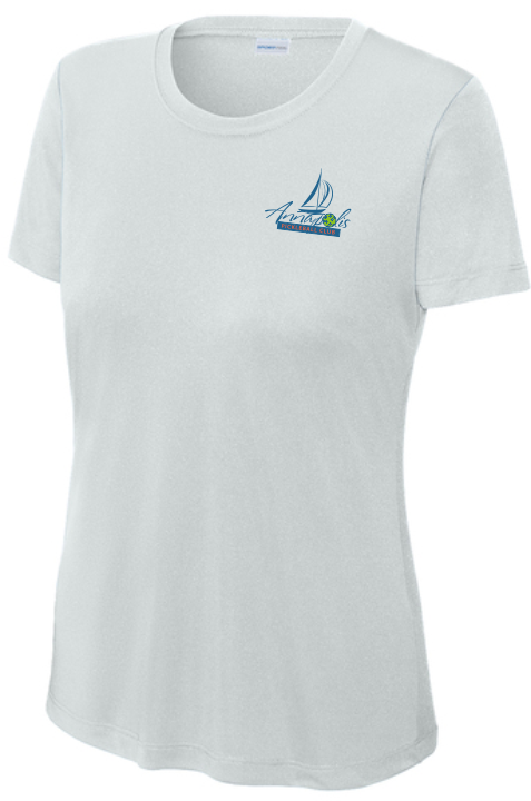 Ladies Short Sleeve Wicking Tshirt W/ APB logo