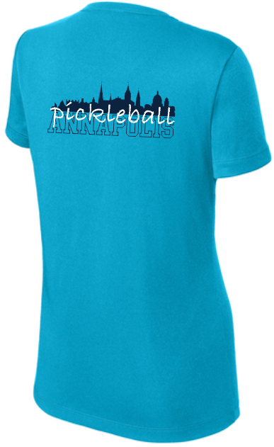 Ladies Short Sleeve Wicking Tshirt W/ SKYLINE LOGO
