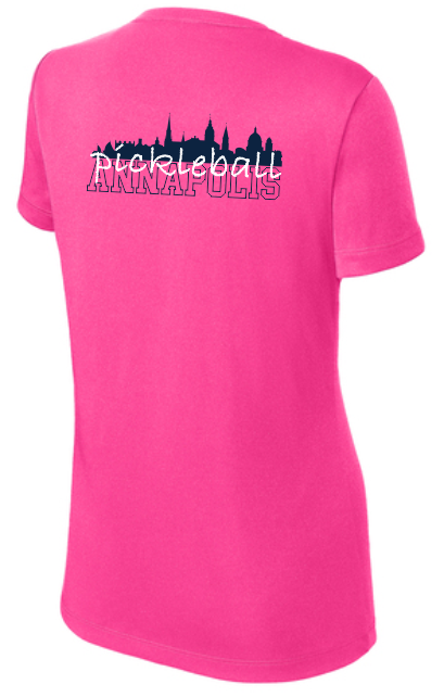Ladies Short Sleeve Wicking Tshirt W/ SKYLINE LOGO