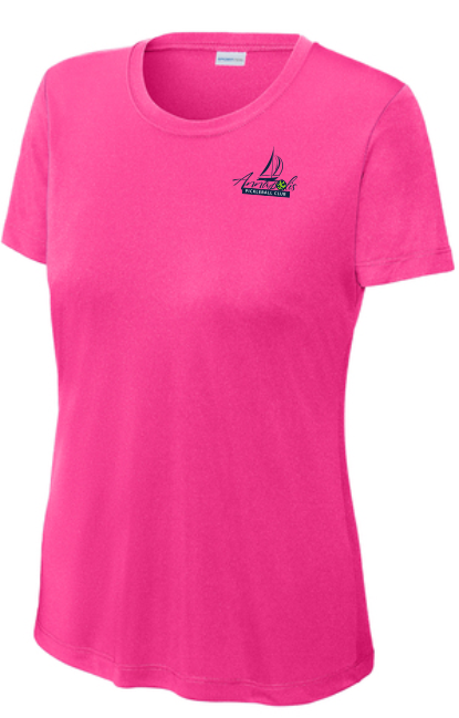 Ladies Short Sleeve Wicking Tshirt W/ SKYLINE LOGO