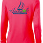 Ladies Long Sleeve Wicking Tshirt W/ APB logo