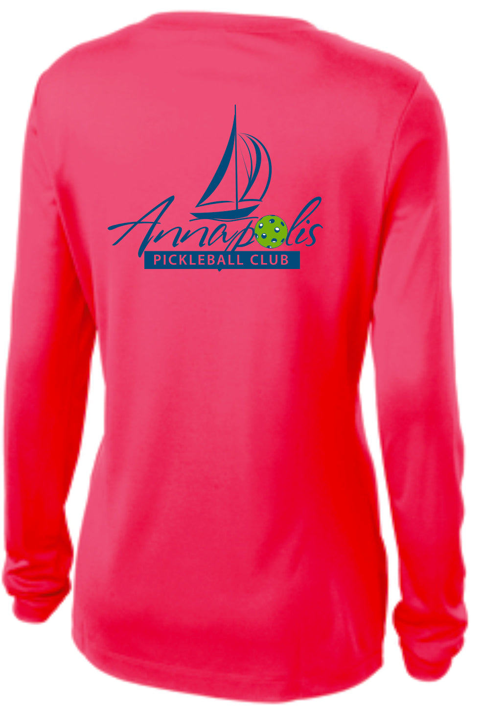 Ladies Long Sleeve Wicking Tshirt W/ APB logo