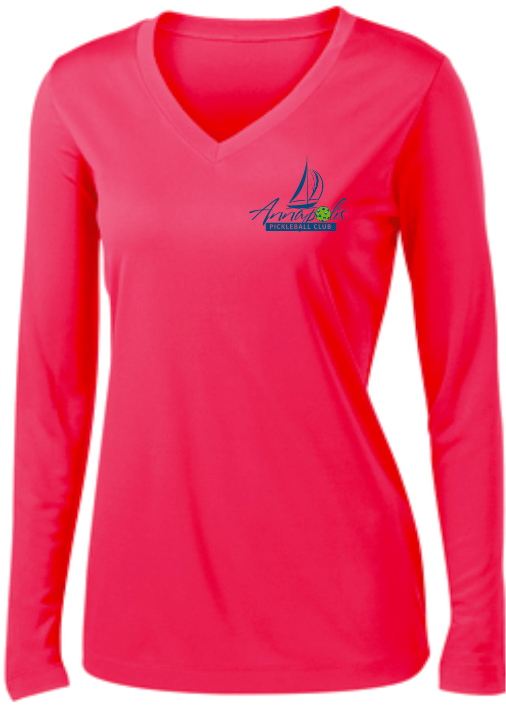 Ladies Long Sleeve Wicking Tshirt W/ APB logo