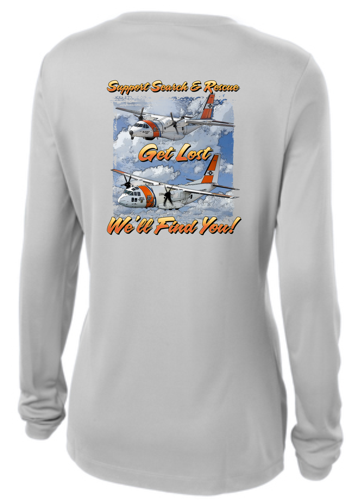 Ladies Search and Rescue Long Sleeve Tech Shirt