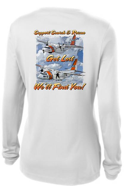 Ladies Search and Rescue Long Sleeve Tech Shirt