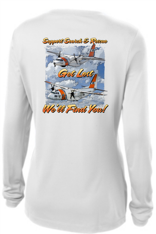 Ladies Search and Rescue Long Sleeve Tech Shirt