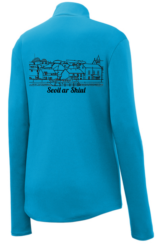 Ladies' 1/4 Zip Wicking T-shirt Ireland 2026