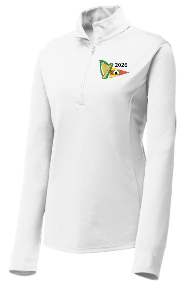 Ladies' 1/4 Zip Wicking T-shirt Ireland 2026