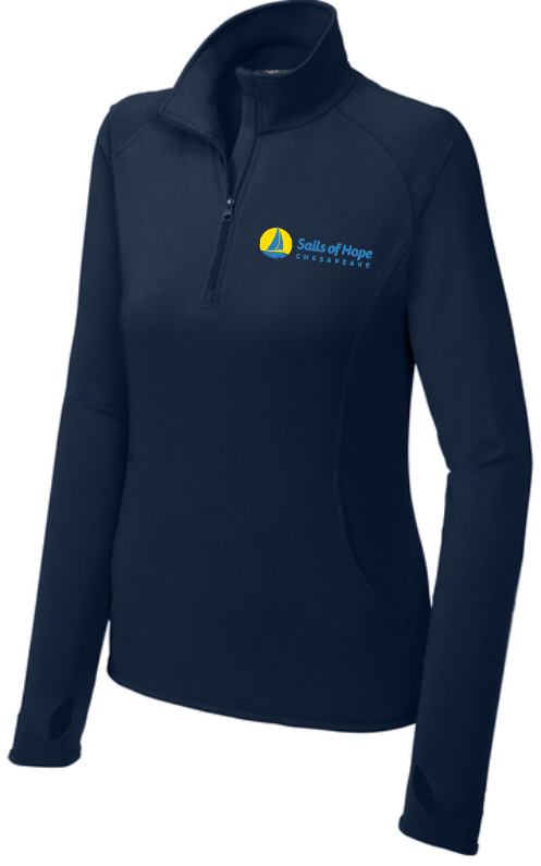 Ladies 1/4 Zip Pullover