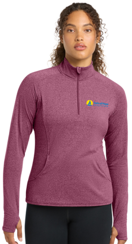 Ladies 1/4 Zip Pullover