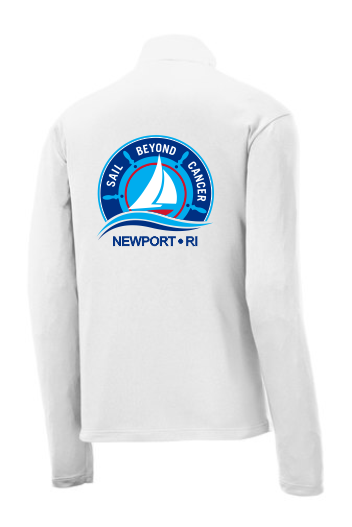 Unisex Long Sleeve 1/4 Zip T-shirt - Newport
