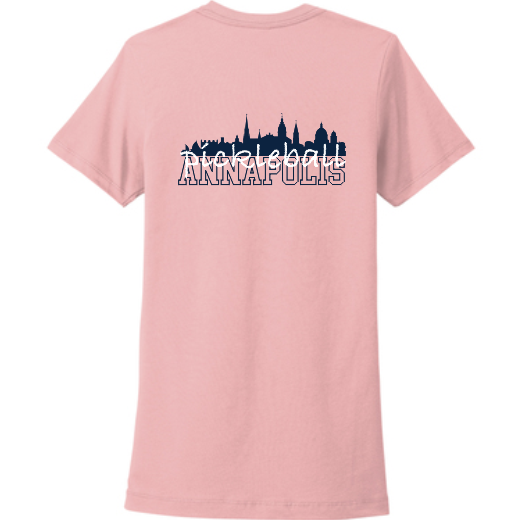 Ladies Short Sleeve Cotton Tshirt w/ SKYLINE LOGO