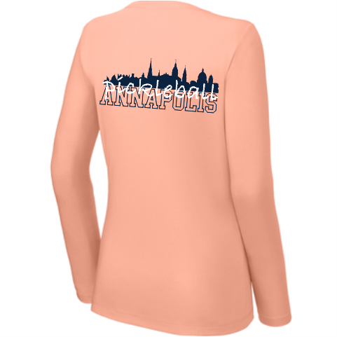Ladies Long Sleeve UV Wicking T-Shirt W/ SKYLINE LOGO