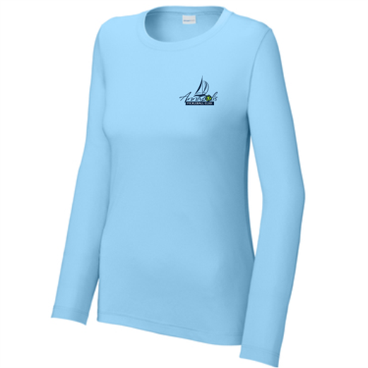 Ladies Long Sleeve UV Wicking T-Shirt W/ SKYLINE LOGO