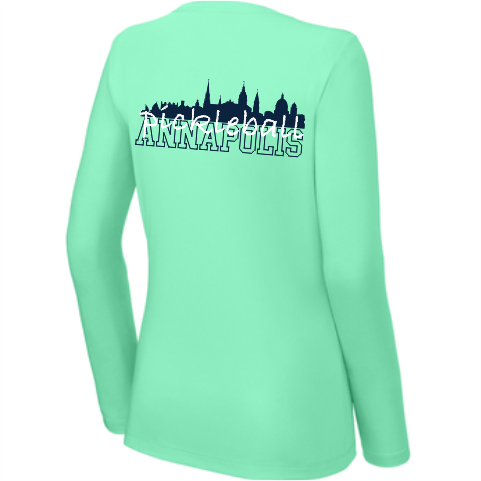 Ladies Long Sleeve UV Wicking T-Shirt W/ SKYLINE LOGO