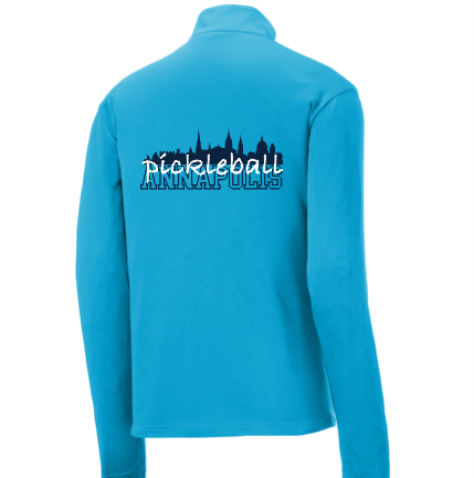 Unisex 1/4 Zip UV Wicking T-shirt w/ SKYLINE LOGO