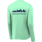 Unisex Long Sleeve UV Wicking Tshirt w/ SKYLINE LOGO