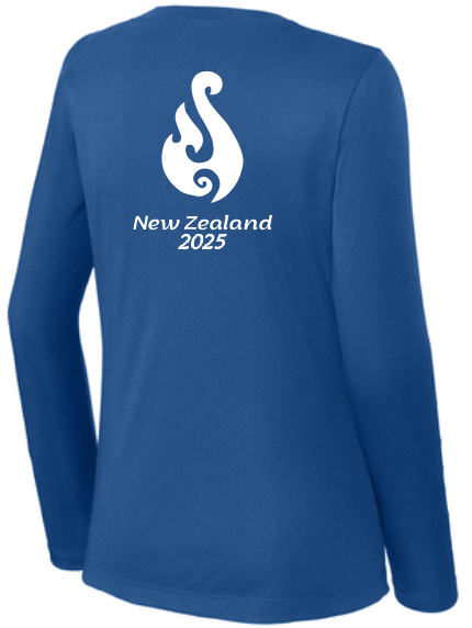 Ladies Long Sleeve Tech Shirt - New Zealand 2025