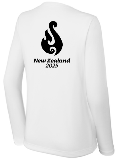 Ladies Long Sleeve Tech Shirt - New Zealand 2025