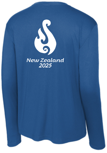 Unisex LS Tech Tshirt - New Zealand 2025