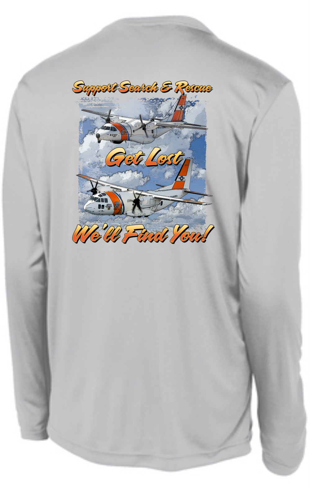 Unisex Search and Rescue Long Sleeve Tech Shirt