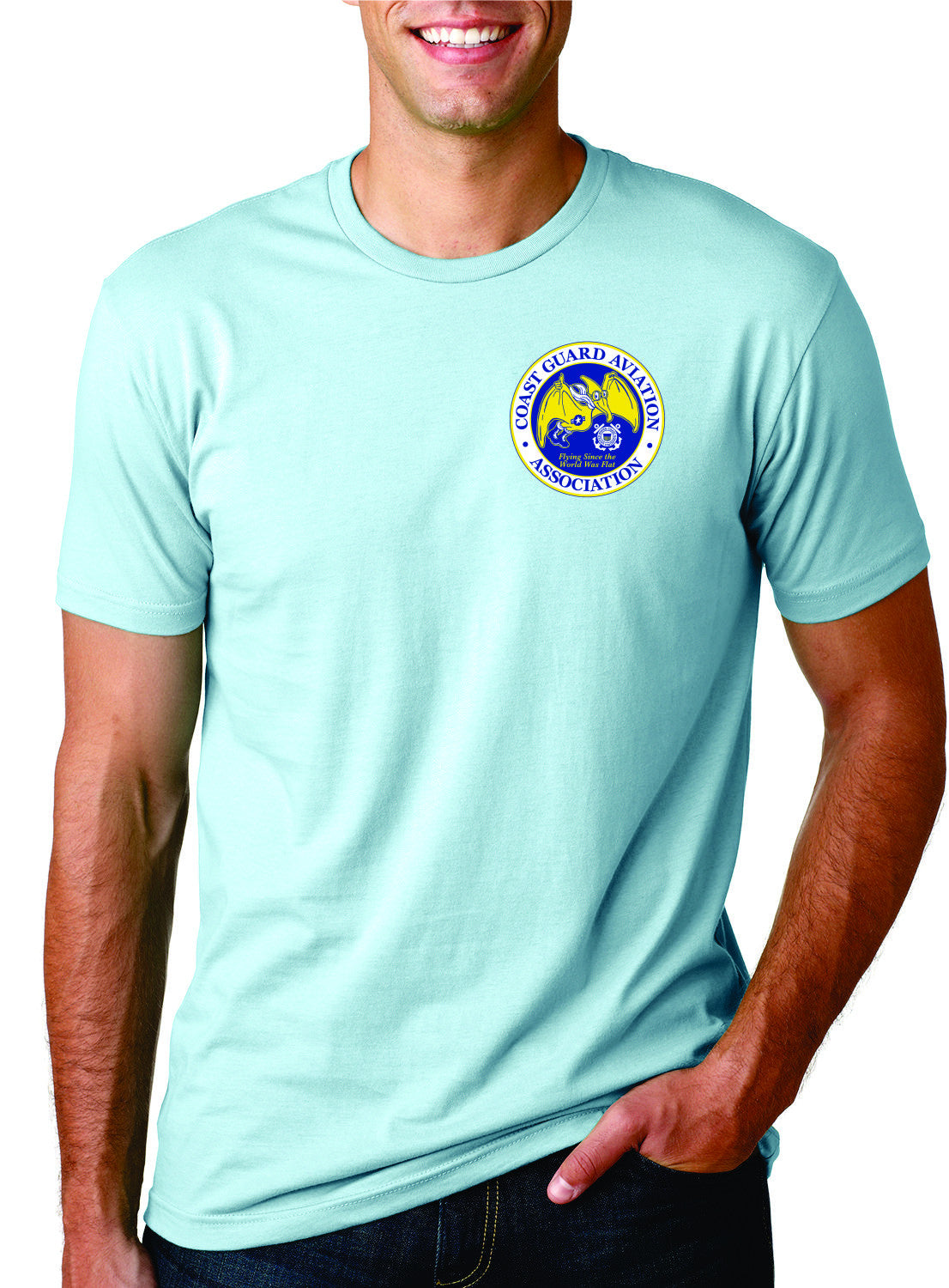 Centennial Roost Cotton T-shirt - Coast Guard Aviation