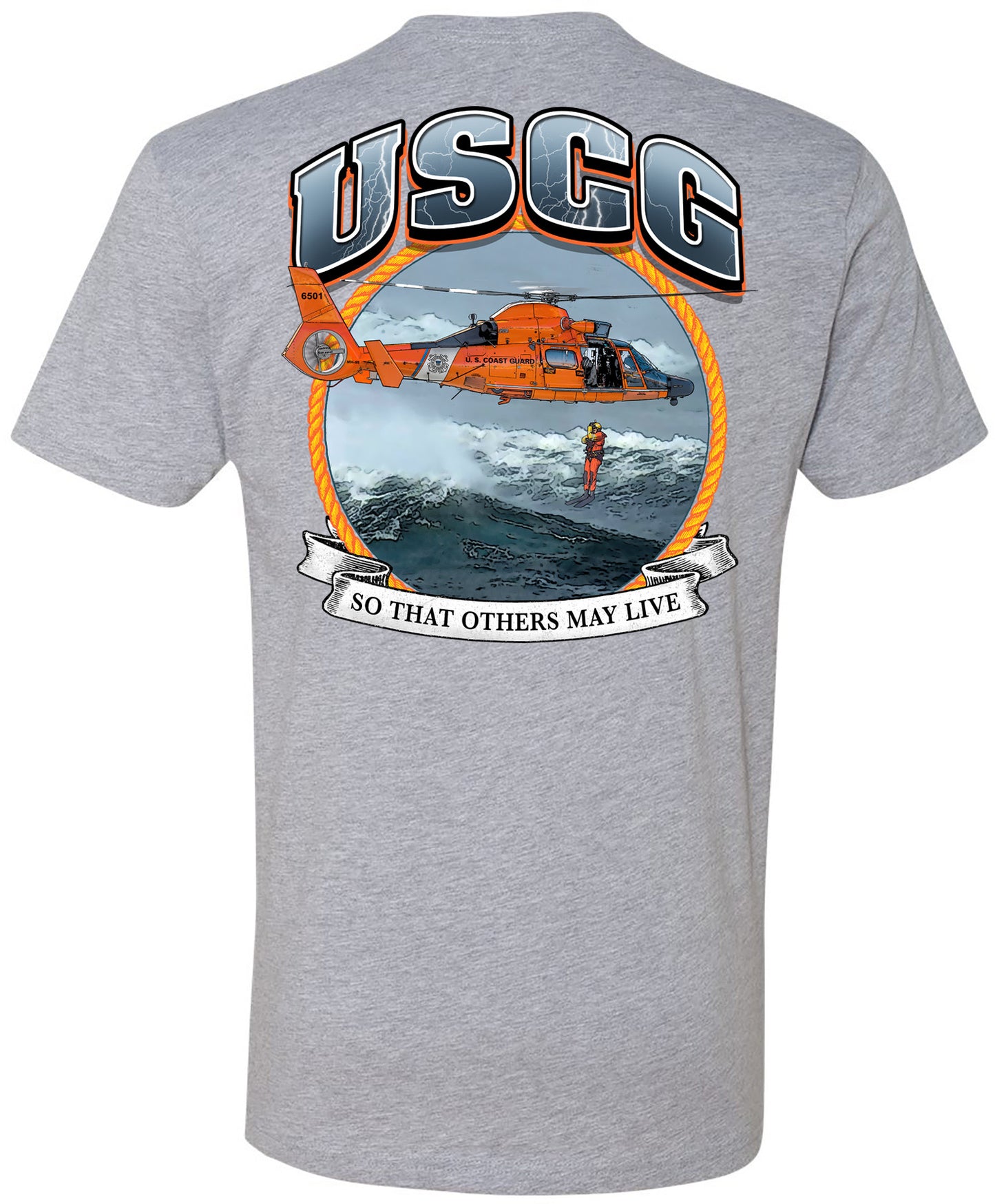 H-65 Helicopter Cotton T-shirt