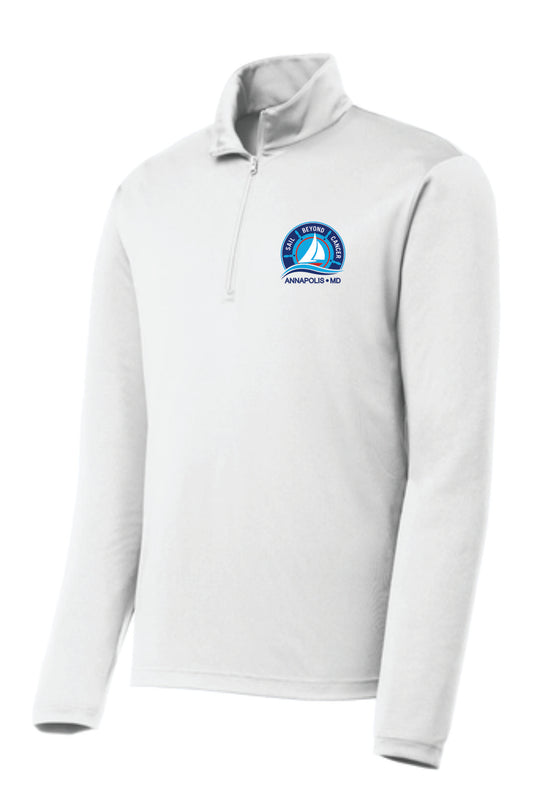 Unisex Long Sleeve 1/4 Zip T-shirt - Annapolis